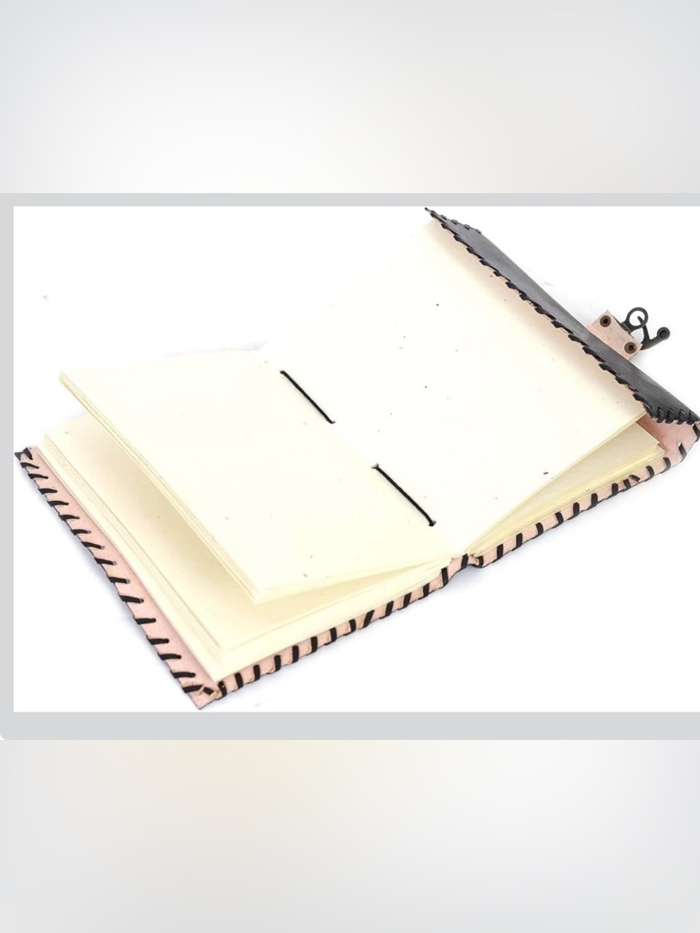 NWT Genuine Leather Sun Moon Celestial Journal 5x7 Handmade Gothic Notebook - Picture 8 of 16